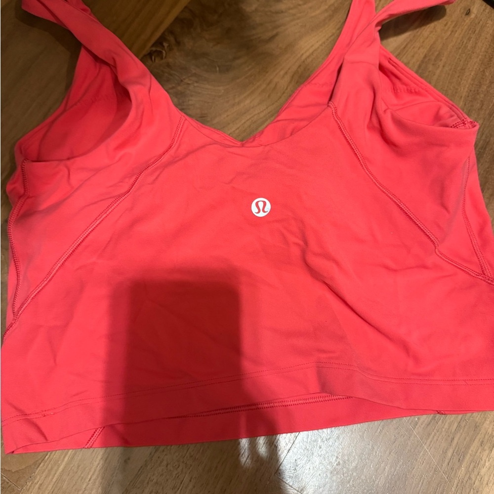 lululemon athletica Vibrant Red Sports Bra